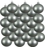 Decoris Kaemingk B.V. 18x Mintgroene glazen kerstballen 6 cm Mat