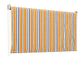 Garden Friend Zonnezeil met rol van aluminium en afdekking van polyester, plafondaansluiting, geel, 150 x 7 x 8 cm