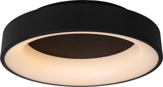 Lucide MIRAGE - Plafonnière - Ø 45 cm - LED Dimb. - 1x33W 2700K - Zwart