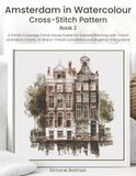 Amsterdam in Watercolour Cross Stitch Pattern Book 2