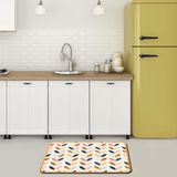 CREARREDA Absorberend en antislip badkamertapijt met opdruk 40 x 60 cm Made in Italy