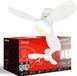 Briloner Lufito Plafondventilator met Verlichting - LED, Dimbaar, CCT, Ø60 cm, Wit