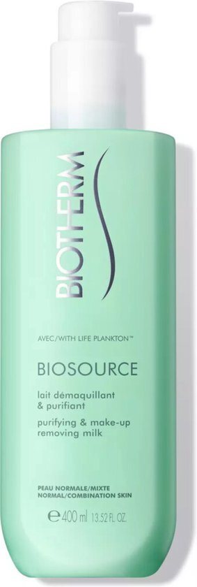 Biotherm Biosource Purifying & Make-up Removing Milk Reinigingsmelk 400 ml