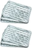 Fackelmann Set van 10 aluminium bakjes 34 x 23 cm