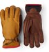 Hestra Wakayama 5-Finger Leather Gloves - Cork Brown - Unisex - Size 9