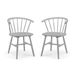 Julian Bowen Set van 2 Modena Eetkamerstoelen - Grijs