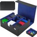 Boîte de jeu sans marque avec fermeture magnétique - Cuir PU de luxe - Convient pour plus de 1200 cartes - Noir