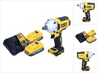 DeWalt DCF 892 E2 accu slagmoersleutel 18 V 812 Nm 1/2" borstelloos + 2x Powerstack accu 1,7 Ah + lader