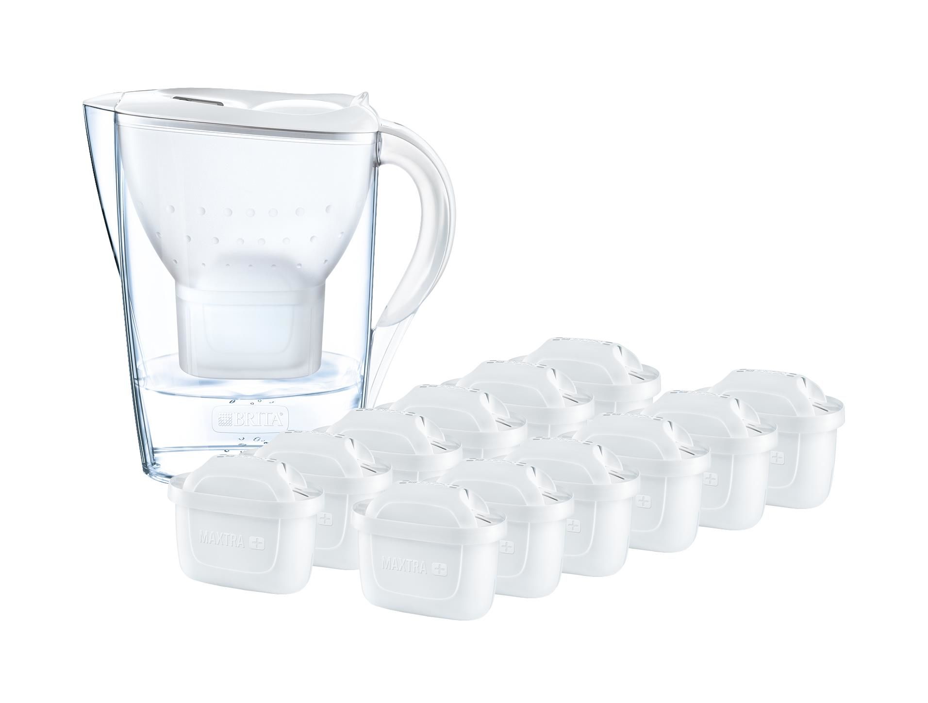 Brita Marella Cool Water Filter Pitcher - 2.4L - White & Transparent