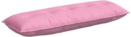 vidaXL - Coussin de dossier - Rose - 200 x 19 x 50 cm - Tissu
