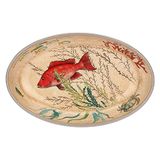 Nador Sea Life Set 2 ovale borden 100% melamine 24x15 cm in geschenkdoos