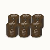 Spaas 6 Glow Geurkaarsen, ± 35u, Twinkling Touch, Sandelhout en Orris