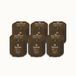 Spaas 6 Glow Geurkaarsen, ± 35u, Twinkling Touch, Sandelhout en Orris