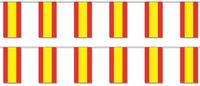 Merkloos / Sans marque Fest-Dekor Gmbh Slinger Spanje - 2x - 400 cm - papier - vlag - landen thema - Spaanse vlag - feestdecoratie