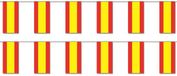 Merkloos / Sans marque Fest-Dekor Gmbh Slinger Spanje - 2x - 400 cm - papier - vlag - landen thema - Spaanse vlag - feestdecoratie