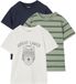 Vertbaudet Set van 3 T-shirt met korte mouwen
