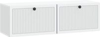 vidaXL Meuble TV mural Blanc 98 x 31 x 30 cm Bois d'ingénierie