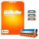 Gillette Fusion5 Set de remplacement pour rasoirs, lames de rasage à 5 lames, bande lubrifiante et tondeuse de précision, 4 pièces