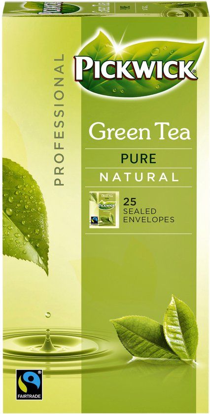 Pickwick Professional Green Tea Pure - 3x 25 zakjes