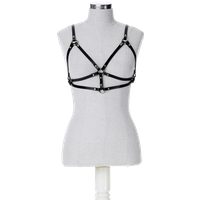 Elif Domanic Pauline Harnas Kinky Kleding Leren Lingerie Maat L