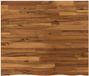 vidaXL Tafelblad Naturel Glas 70 x 60 x 3 cm