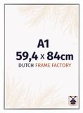 Dutch Frame Factory Fotolijst A1 59,4x84 cm - Kunststof - Zilver Hoogglans - Easy
