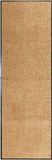 vidaXL Deurmat wasbaar 60x180 cm crème