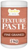 Creative Deco Structuurpasta Fijnkorrelig 2 kg | Baksteen rood
