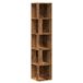 vidaXL Corner Cabinet 33 x 33 x 165 cm Engineered Wood Oud Hout