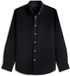 Tommy Hilfiger Heren CORE Flex POPLIN Solid RF Shirt MW0MW39988 L/S Shirt, zwart, XS