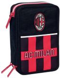Seven Zachte etui, Zwart, Rood, Patroon, Rits, Kind, Jongen