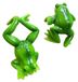 Set de 2 décorations de jardin amusantes en résine pour extérieur
