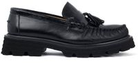 Babouche Bizou loafers black Leer Dames