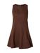 ONLY ONLELODY-SOFT S/L FLOWY DRESS PNT - Meisjes - Mini jurken - S - Lyocell/Katoen - Coffee Bean
