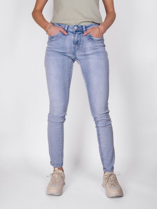 Red Button Jeans Jimmy Srb3807 108 Bleach Repreve Dames W34 X L34