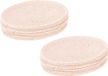 Gerimport Set van 2x stuks zeephouders/zeepschaaltjes wit keramiek 13 cm