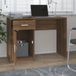 Maison Exclusive Bureau exclusif - Bureau avec espace de rangement, imitation chêne, dimensions 100x40x73 cm