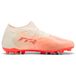 Puma Unisex Future 9 Match MG voetbalschoen, SUGARED Amandel Wit-Ultra ROOD Zwart, 10 UK
