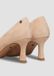 s.Oliver Pumps Vrouwen Lichtbeige Leer Blokhak Puntige neus 5-7 cm