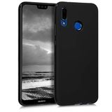 kwmobile telefoonhoesje geschikt voor Huawei P20 Lite - Hoesje voor smartphone - Back cover in mat zwart