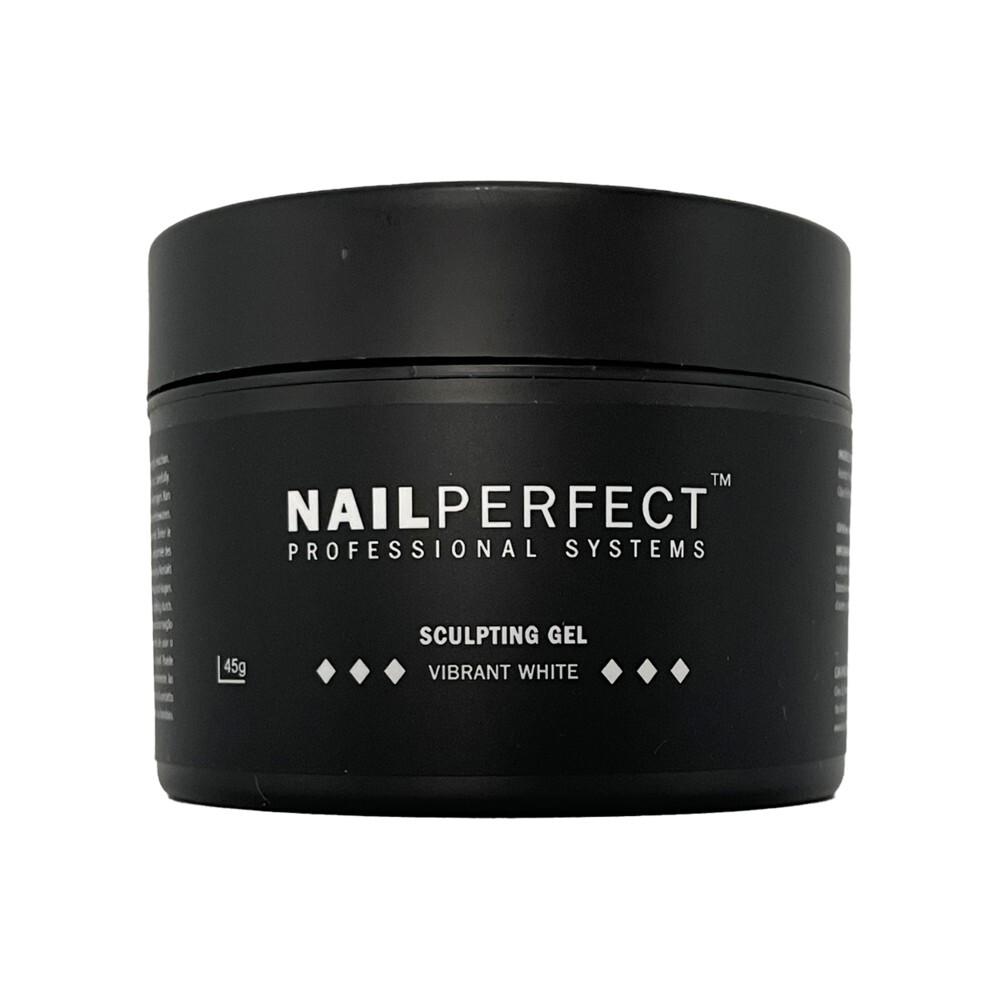 Nailperfect Nail Perfect LED/UV Sculpting Gel Vibrant White 45 gr