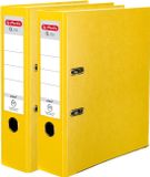 Herlitz A4/80mm hendelmap geel - Set van 2