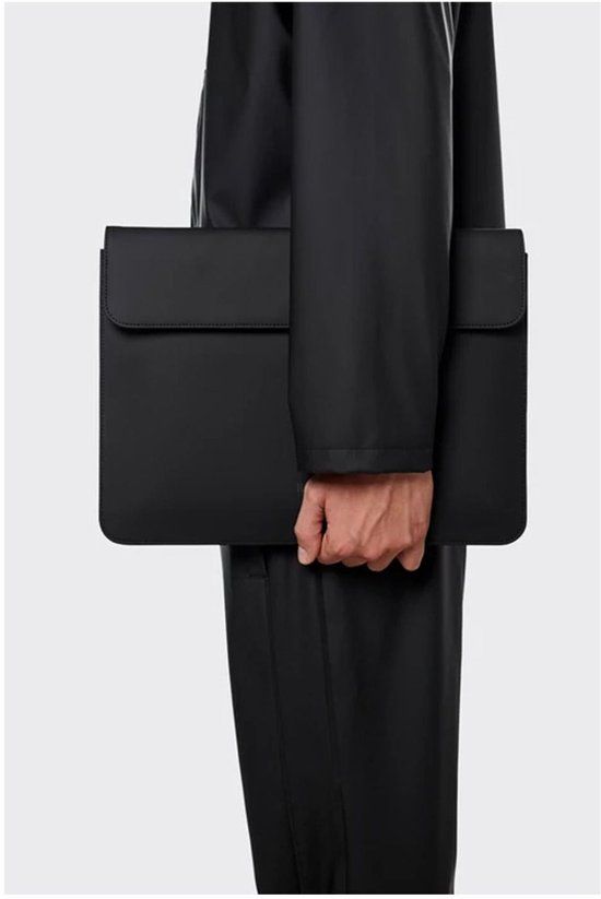 Rains Laptophoes Portfolio 15 inch - Zwart