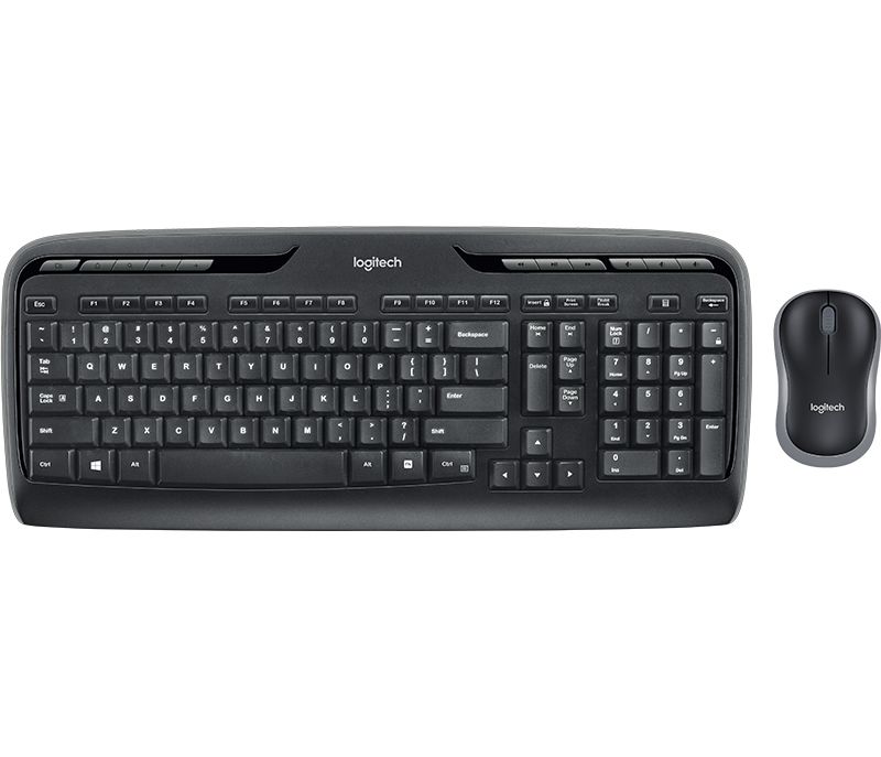 Logitech MK330 toetsenbord Inclusief muis Kantoor RF Draadloos QWERTY Scandinavisch