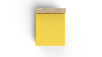Premium Ranforce Premium Fitted Sheet, donkergeel, 100% katoen, 100 x 200 + 30 cm