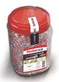 Fischer 557383 Tacos - Grijs/Rood - 6 x 30/750 stuks