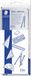 STAEDTLER 557 Geometrieset – 10-delig, metalen etui