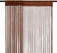 vidaXL Draadgordijnen - 100x250 cm - Bruin - 2 stuks