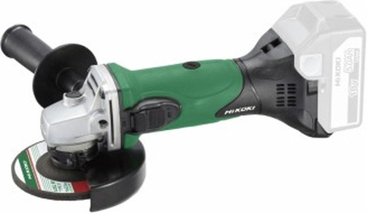 HiKOKI G18DSL2W3Z - Haakse slijper - 18V - 125mm - Body - Zonder Accu's & Laders - In Systainer