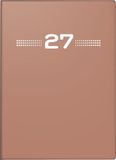 rido/idé Taschenkalender Mod. perfect/Technik I 2027 A6, Kunststoff, caramel